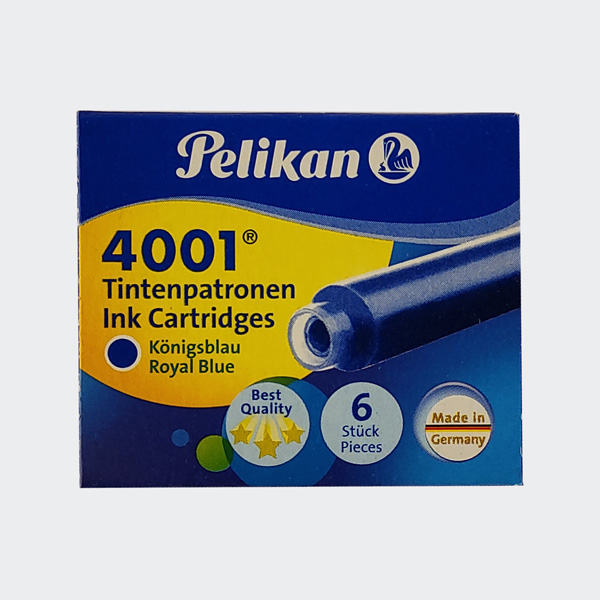 ﻿Pelikan Tintenpatronen 4001 TP/6, königsblau