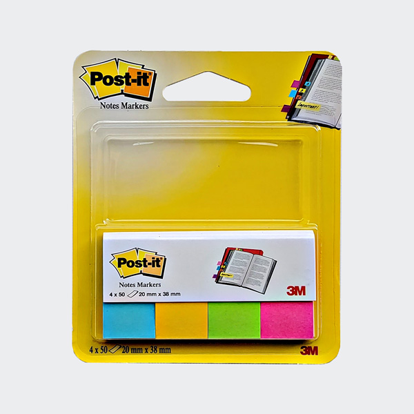 ﻿Post-it Pagemarker aus Papier, 20 x 38 mm, Ultrafarben