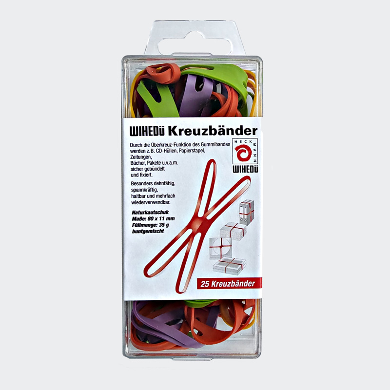thumbnail image 2 of LÃ¤ufer Gummiringe RONDELLA Im Karton, Rot, 65 Mm, 500 G 2 of 13